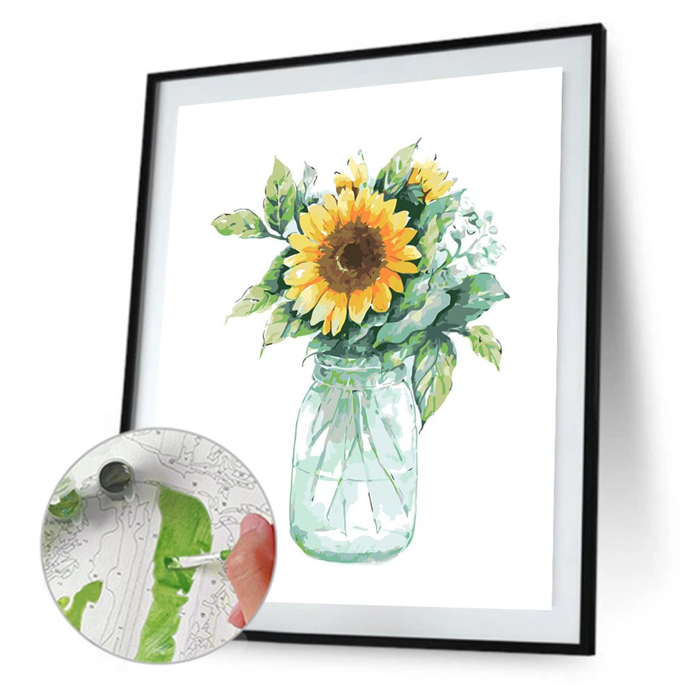 Paint By Number - Oil Painting - Sunflower (40*30cm)