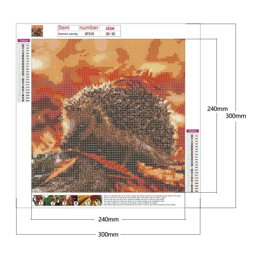 Diamond Painting - Full Round - Hedgehog