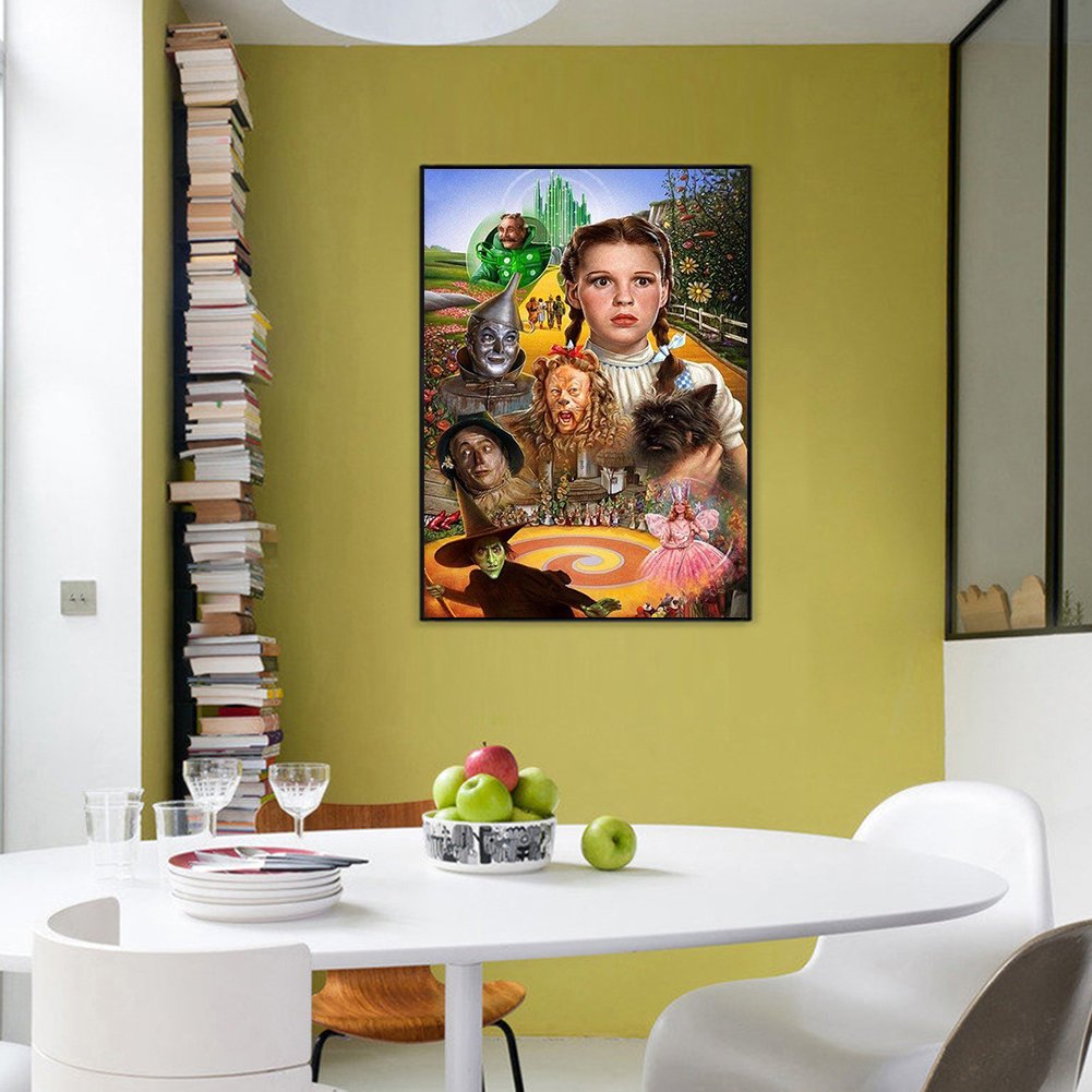 Pintura Diamante - Rodada Completa - Menina Sonhadora