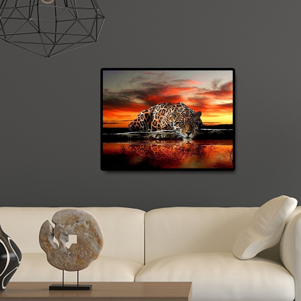 Diamond Painting - Full Round - Tiger A