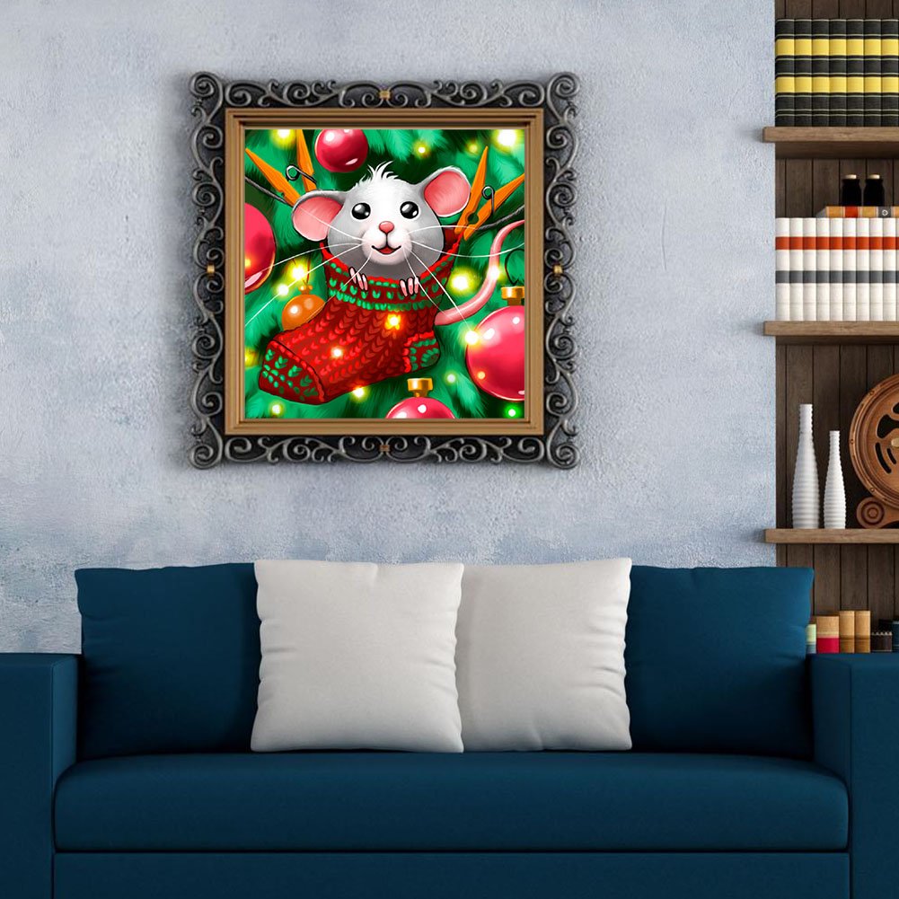 Diamond Painting - Full Round - Cartoon Mouse