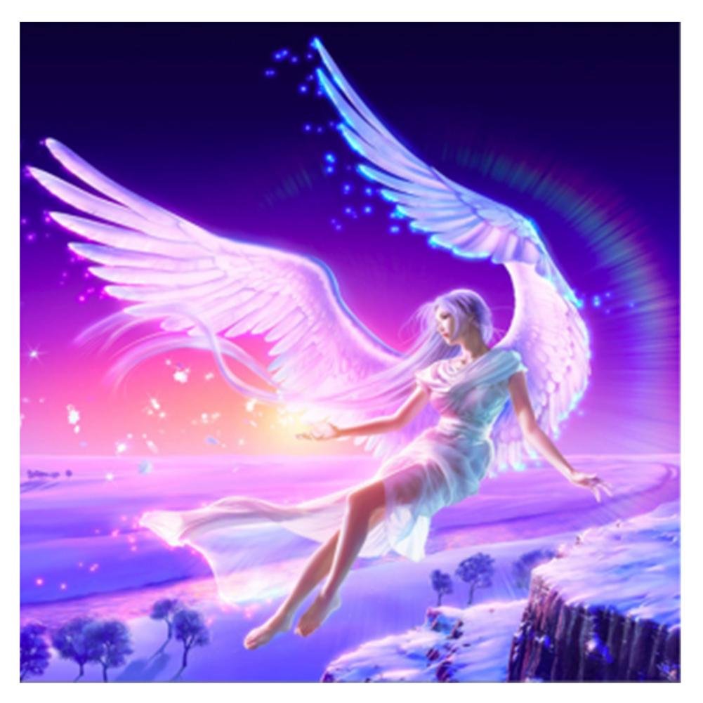 Little Girl Angel DIY 5D Diamond Painting Kit Rhinestone Picture Handmade  Crafts