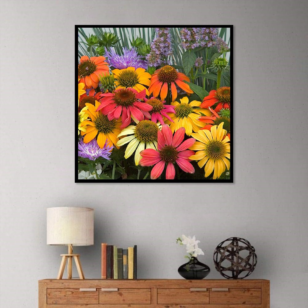 Diamond Painting - Full Round - Flowers D