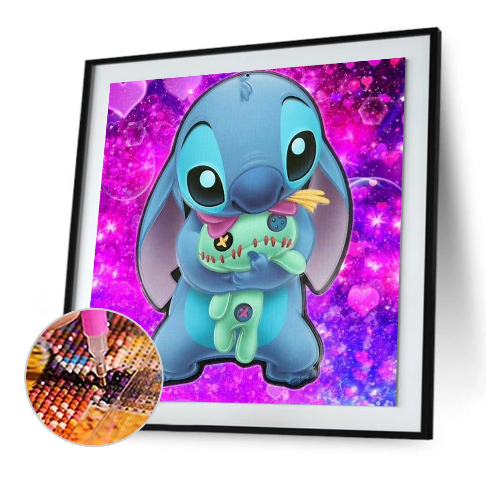 DIY 5D Stitch Diamond Painting On Canvas