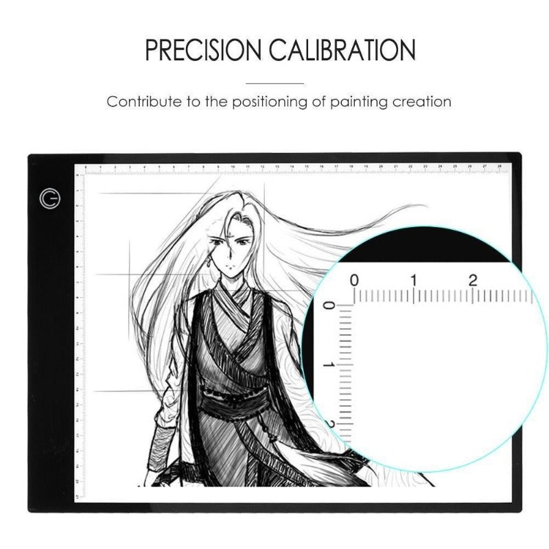 A4 Digital Graphics Tablet LED Drawing Board Light Box Tracing Copy Pad