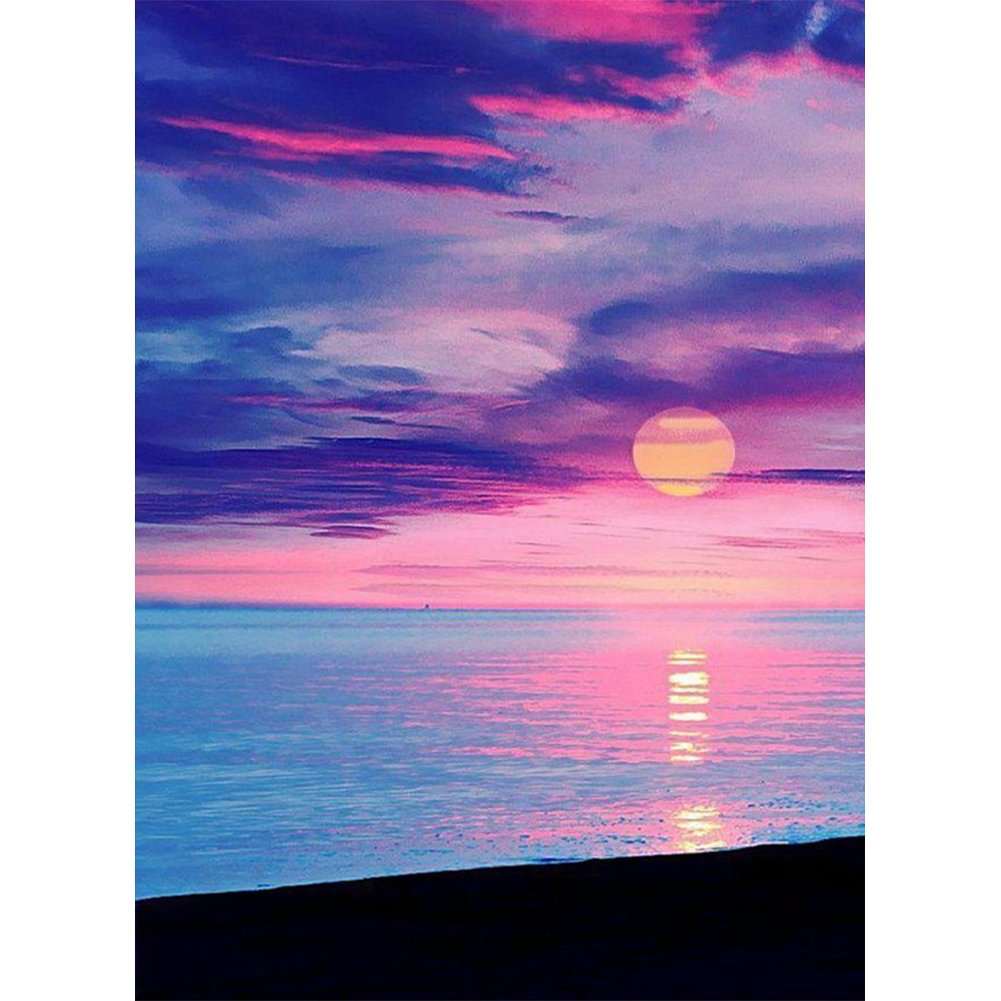 Sunrise canvas paint by numbers (40*30cm)