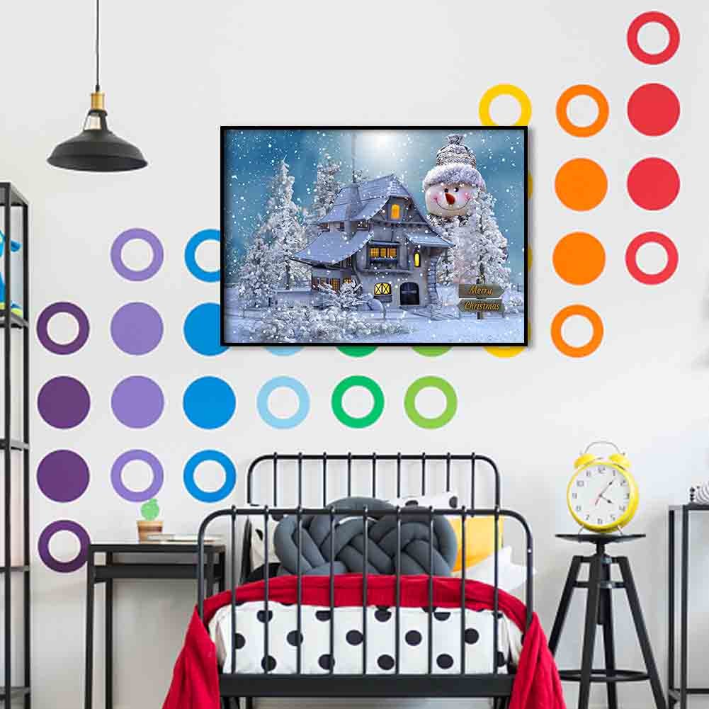 Diamond Painting - Full Round - Snow World