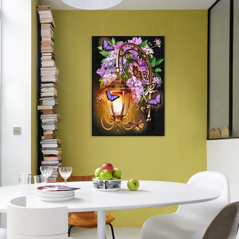 Diamond Painting - Full Round - Lantern Flower