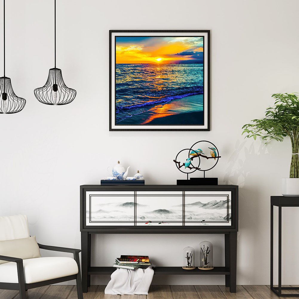 Diamond Painting - Full Round - Sunset Sea B