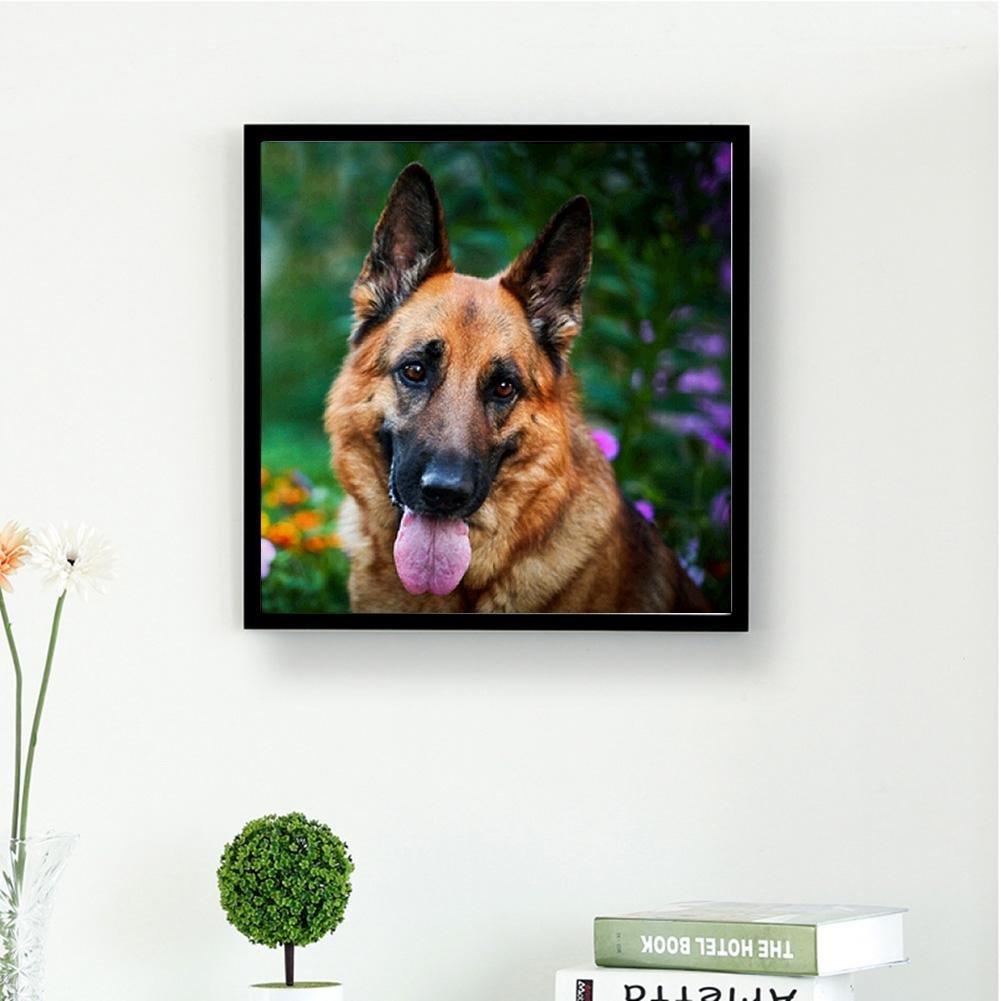 Diamond Painting - Partial Round - Dog A