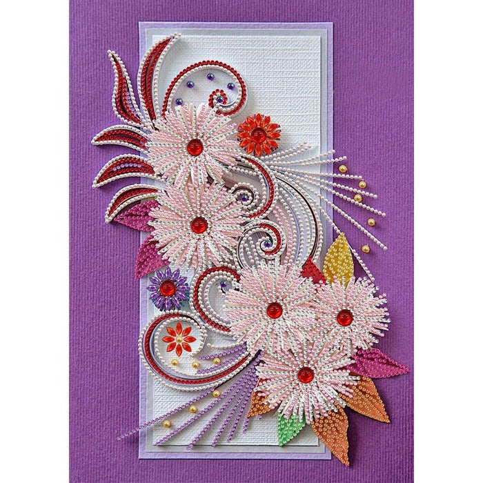 DIY 5D Crystal Rhinestone Diamond Painting Kit Flower Plant