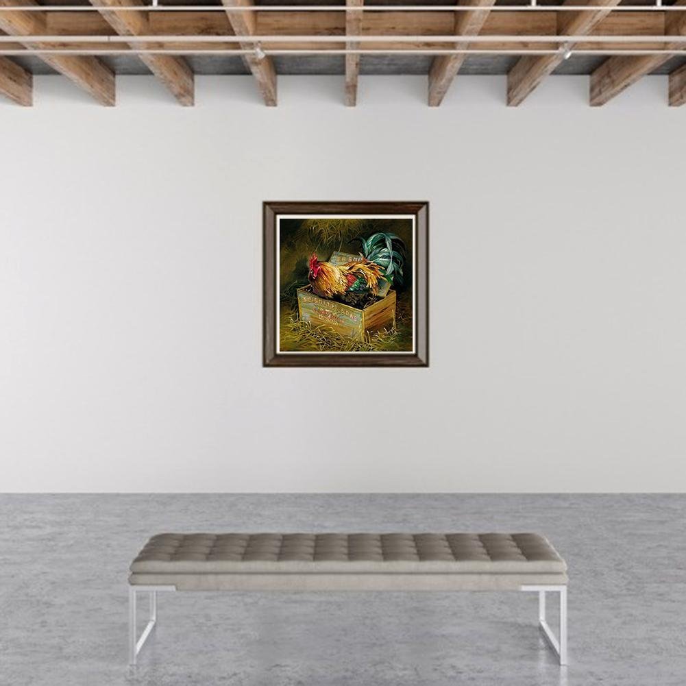 Diamond Painting - Full Round - Farm Chicken Rooster