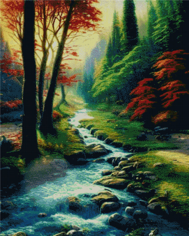 Full Round/Square Diamond Painting Kits | Scenery 40x50cm 50x70cm C