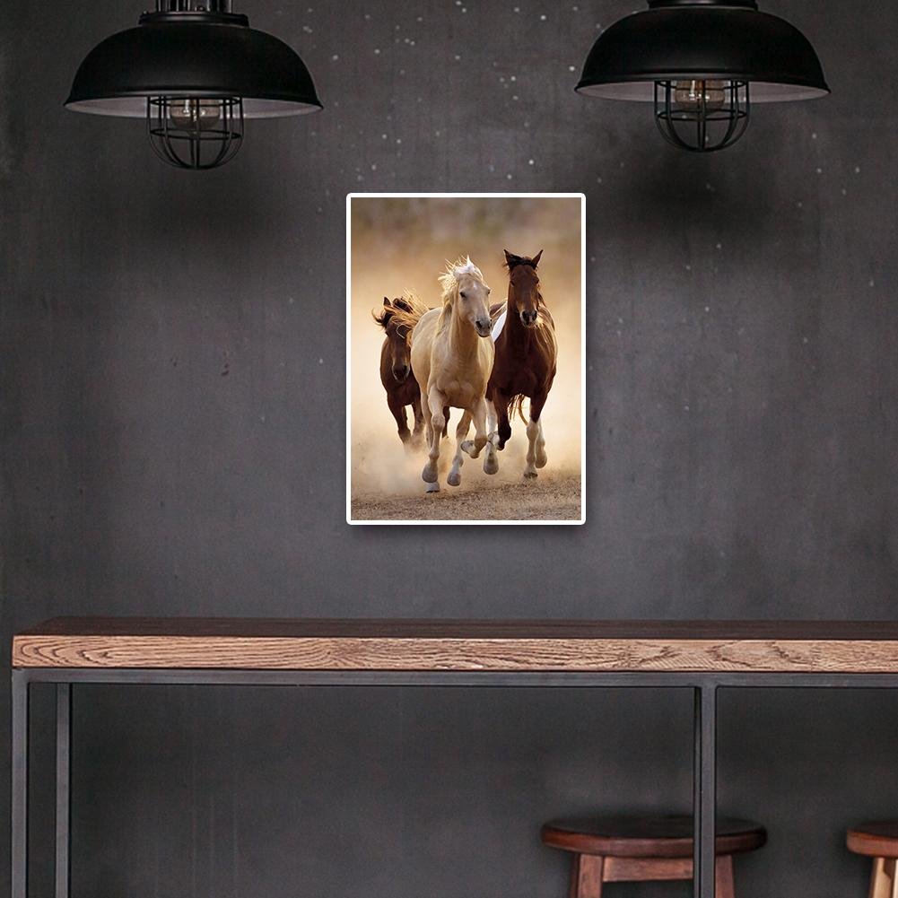 Diamond Painting - Full Round - Horses C