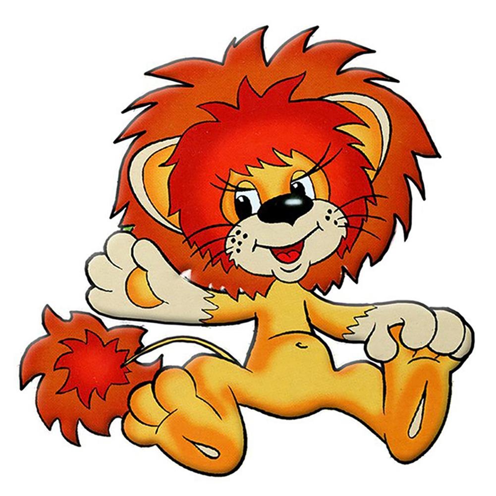 Cartoon Lion Beads Art Craft