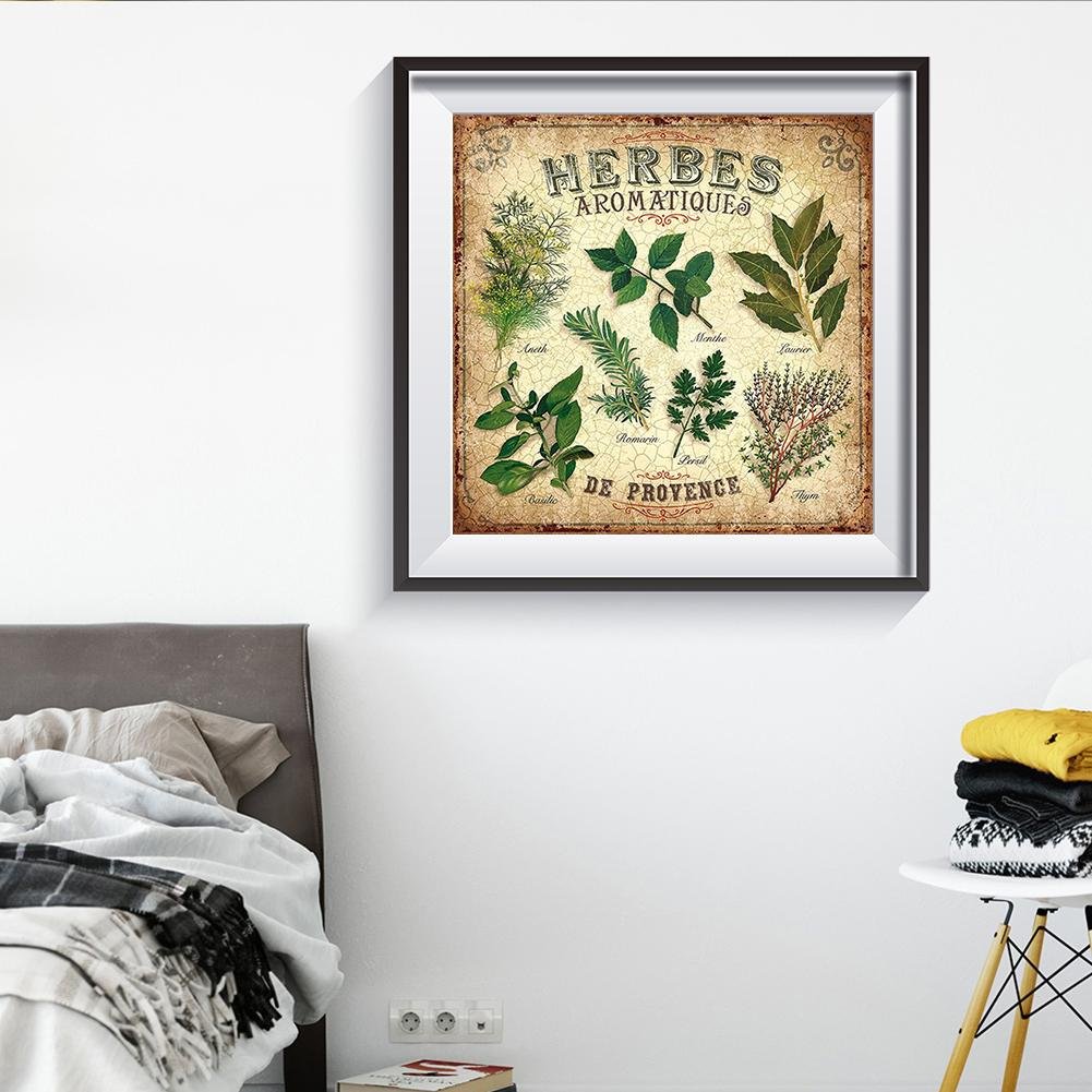Diamond Painting - Full Round - Herbes