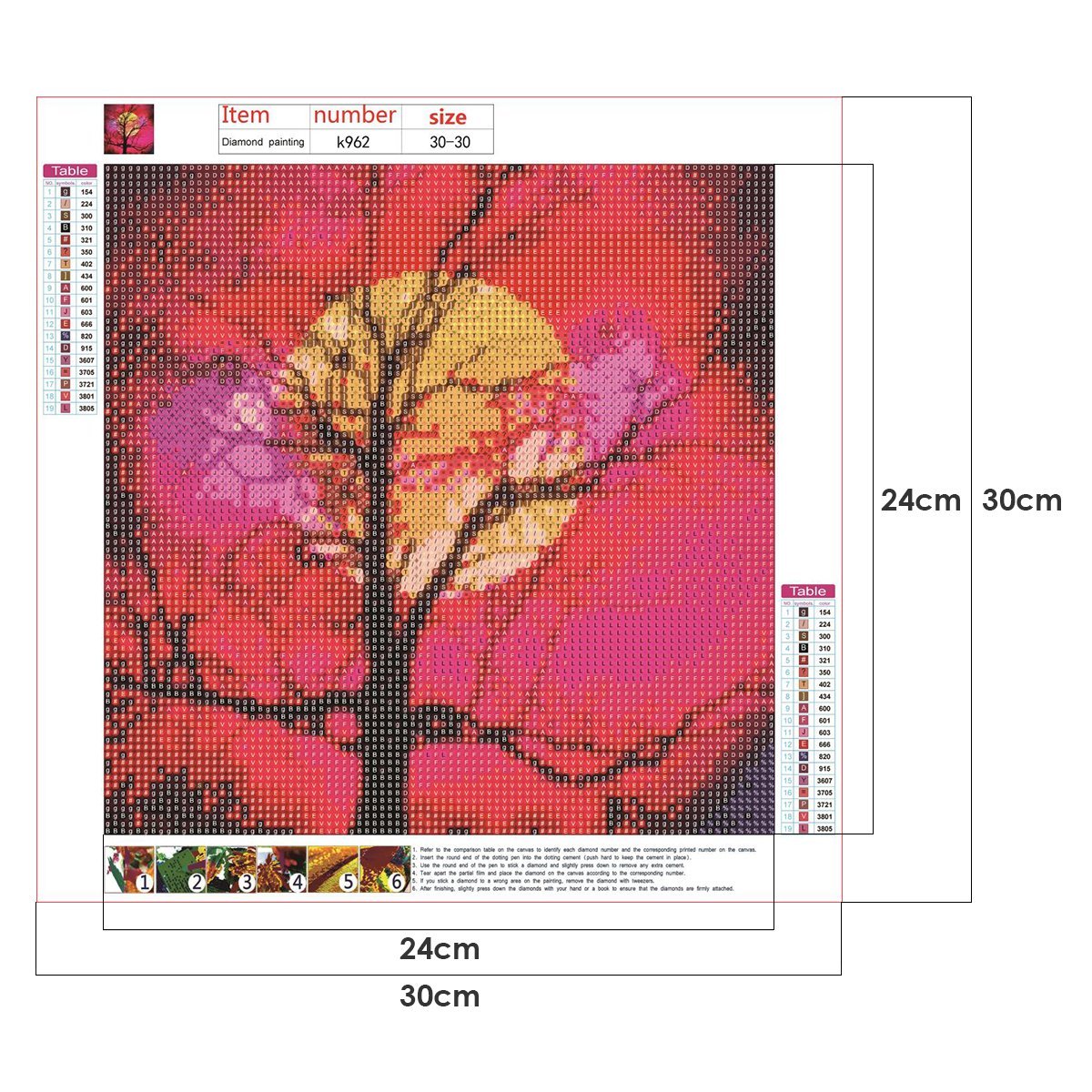 Diamond Painting - Full Round - Moon Tree