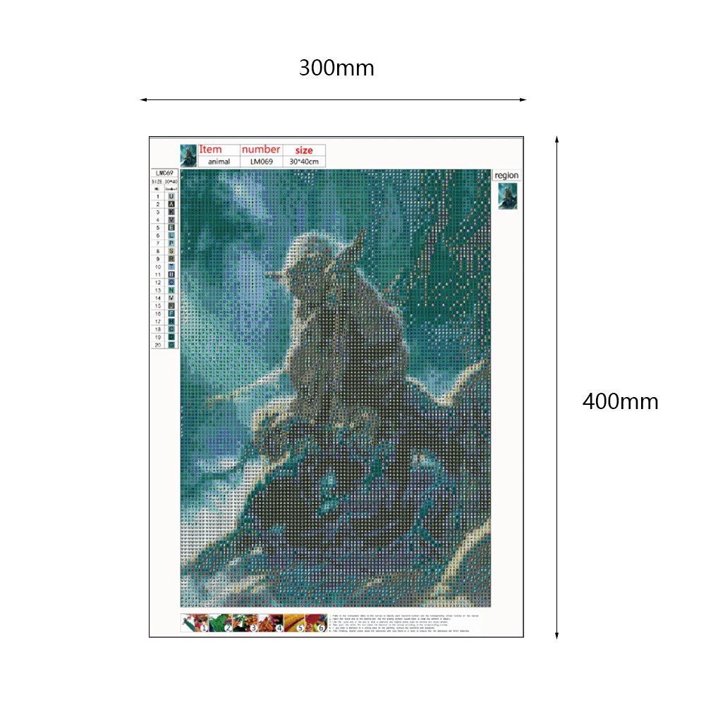 Diamond Painting - Full Round - Yoda