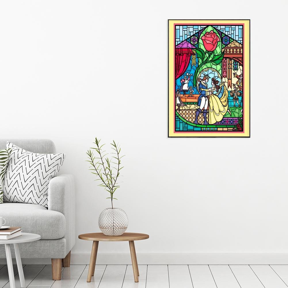 Full Drill Beauty and The Beast Disney Diamond Painting Kits