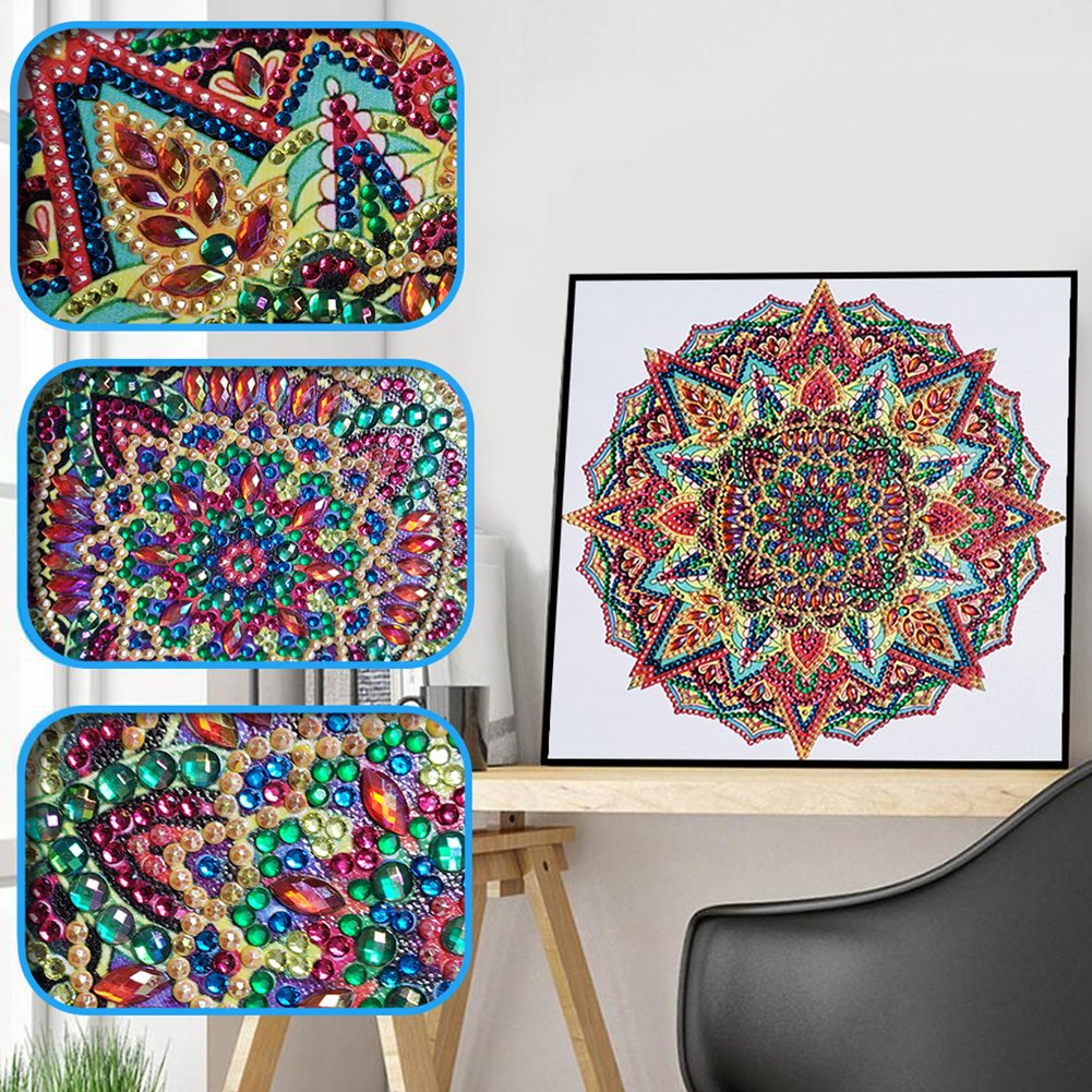 Pintura Diamante - Cristal Strass - Mandala