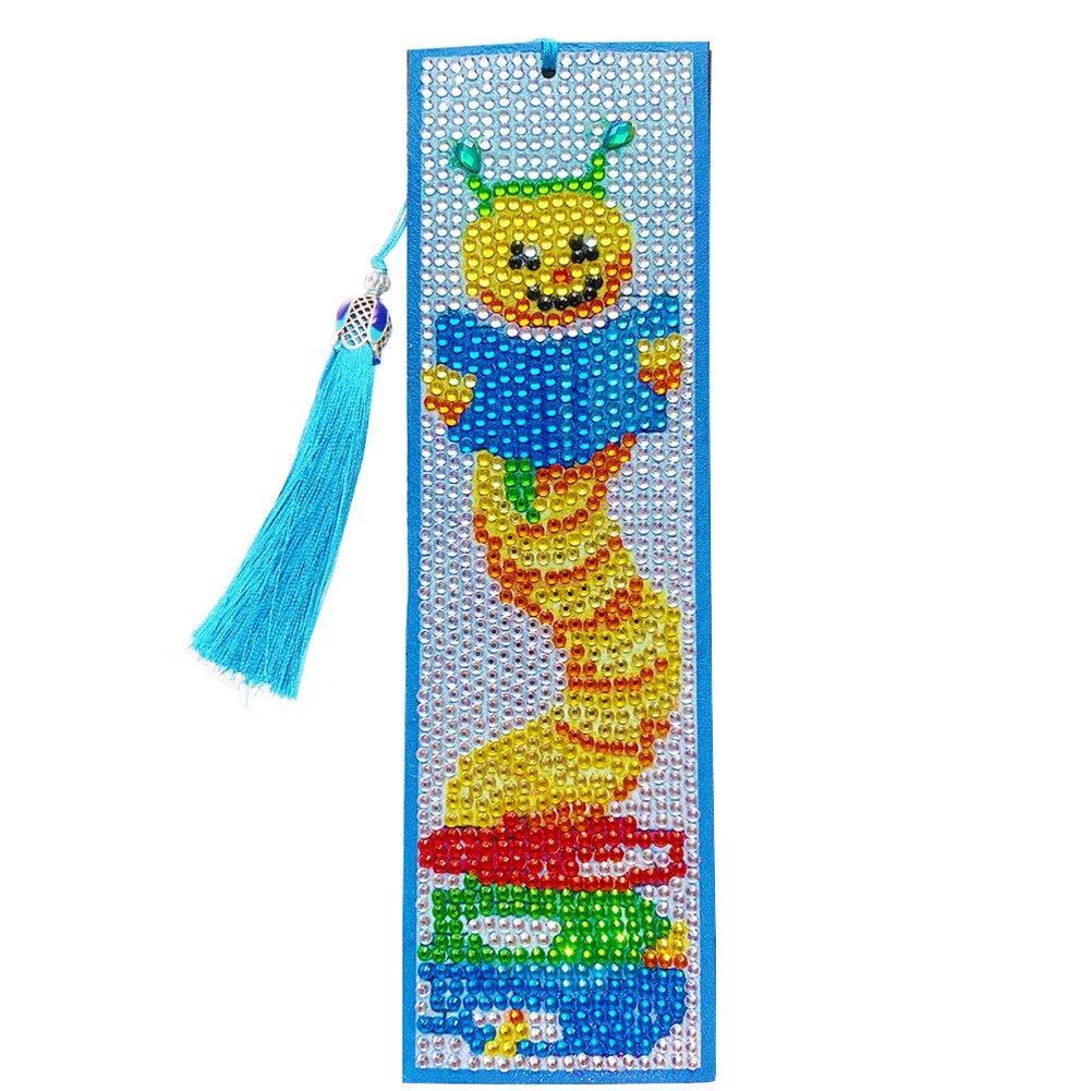 DIY Diamond Painting Bookmark with Tassel Bug