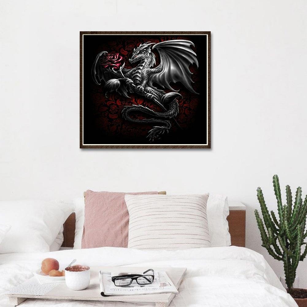 Diamond Painting - Full Round - Flying Dragon