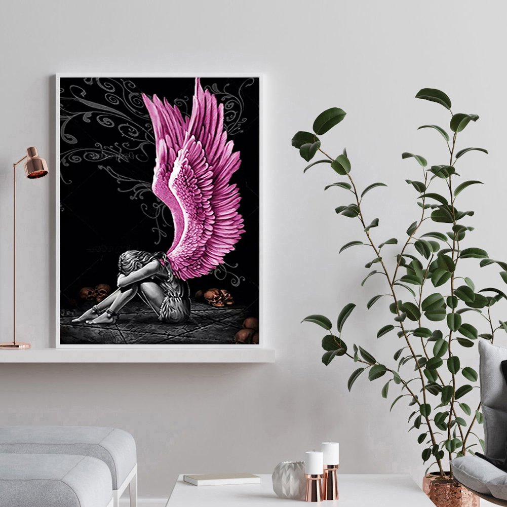 Diamond Painting - Full Round - Lost Angel