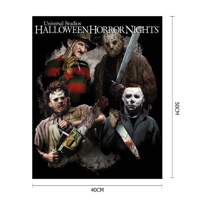 Horror Film Wall Art Posters Picture Craft Kit Gift Home Living Room Decoration