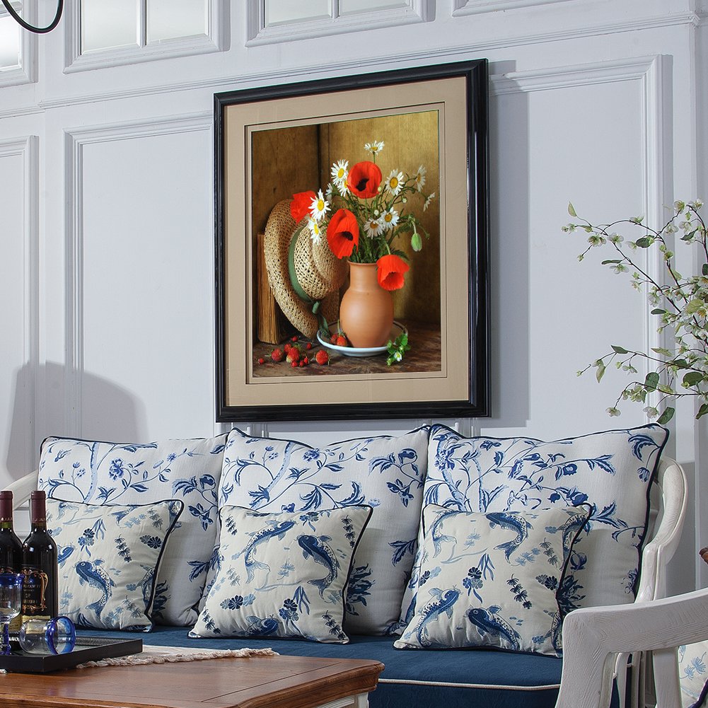 Diamond Painting - Full Round - Poppy Flower