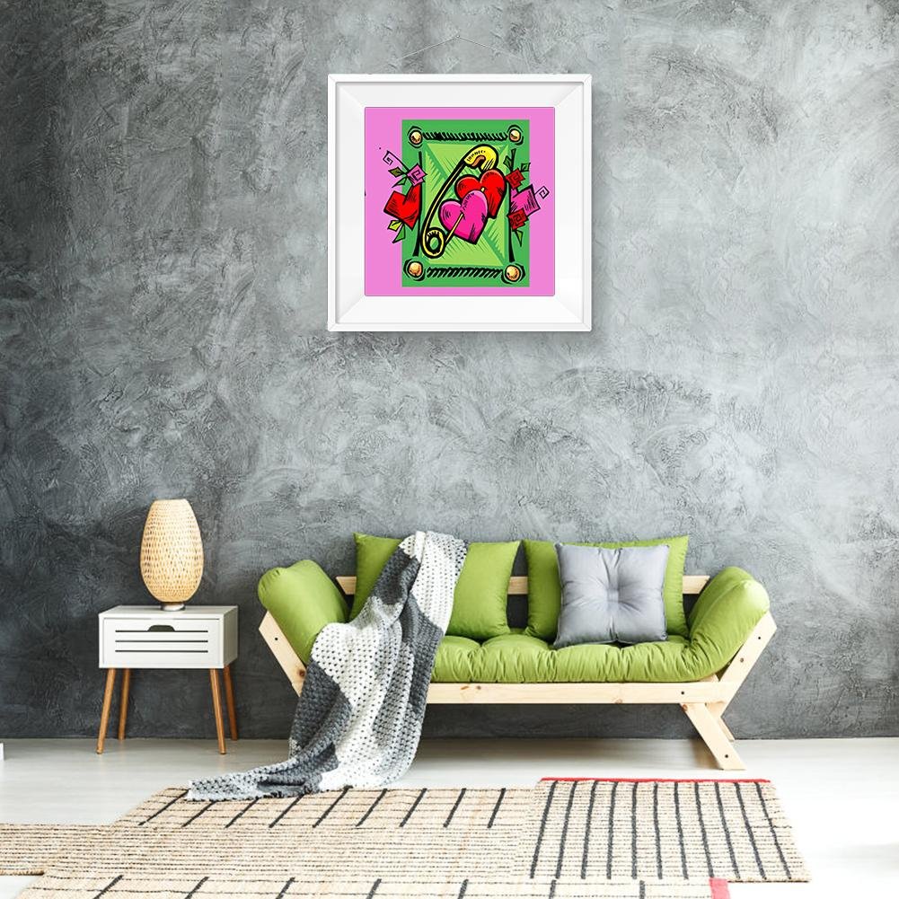 Diamond Painting - Full Round - Love Heart A