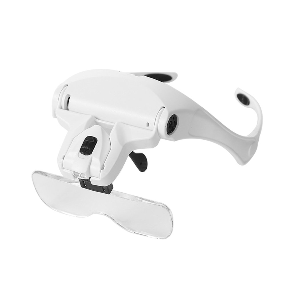 5 Interchangeable Lens Magnifier Loupe with LED Lights