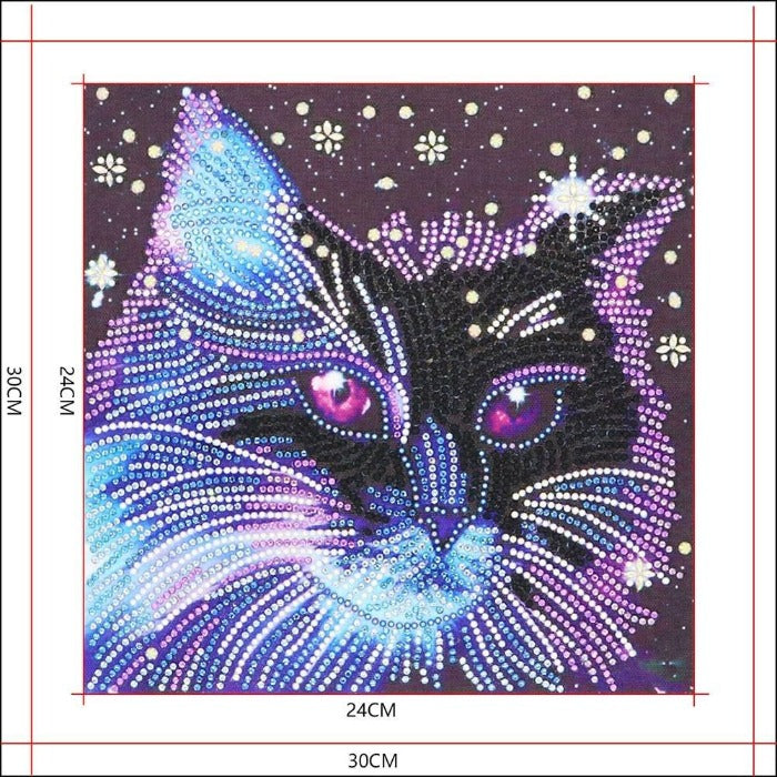 This is DIY diamond painting, not finished, and you need to finish it yourself.