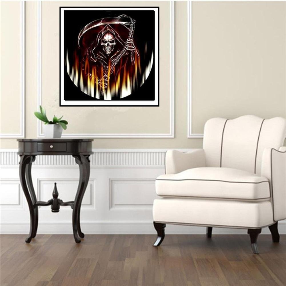 Diamond Painting - Partial Round - Skeleton Warrior