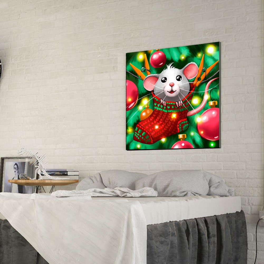 Diamond Painting - Full Round - Cartoon Mouse