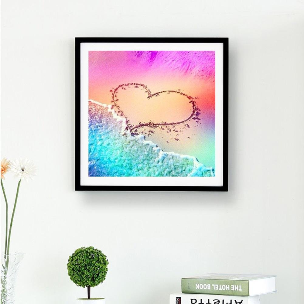 Diamond Painting - Full Round - Colorful Heart Beach
