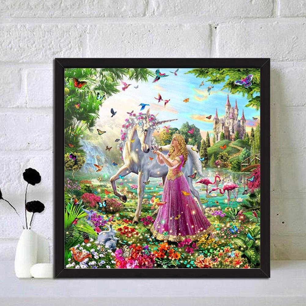 Diamond Painting - Full Round - Colorful Fairy World