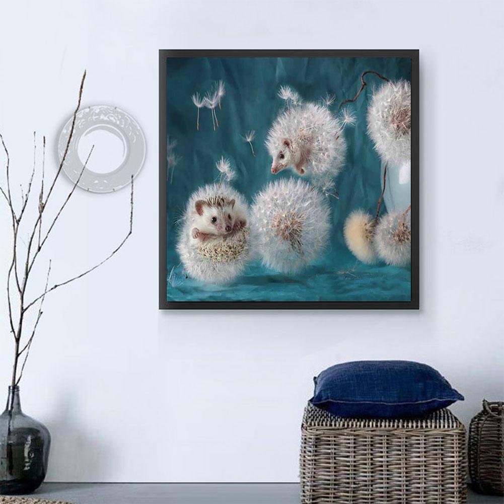 Diamond Painting - Full Round - Dandelion Hedgehog