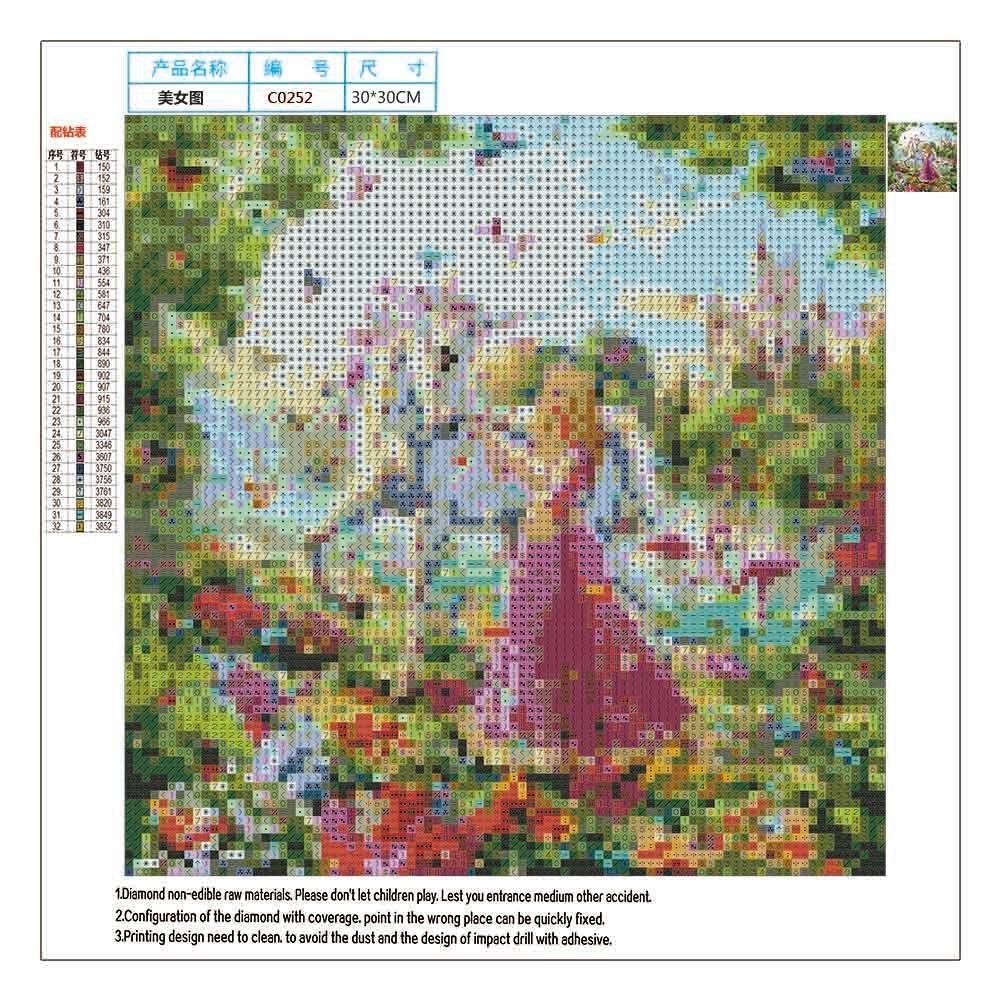 Diamond Painting - Full Round - Colorful Fairy World