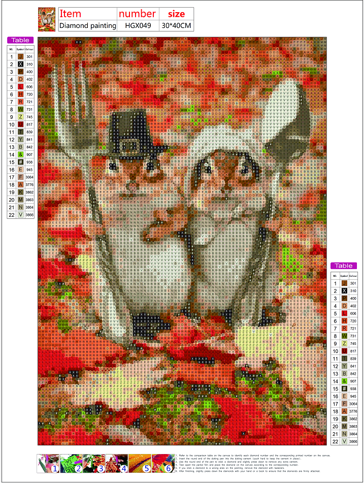Diamond Painting - Full Round - Squirrels
