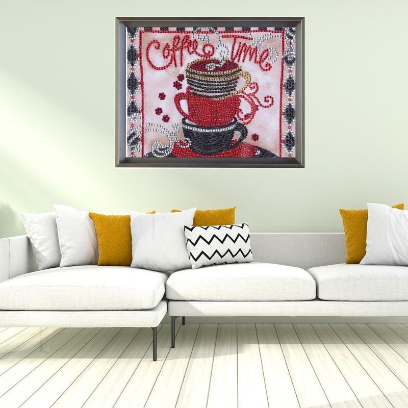 Diamond Painting - Crystal Rhinestone - Coffee Time【diamondpaintingsart】