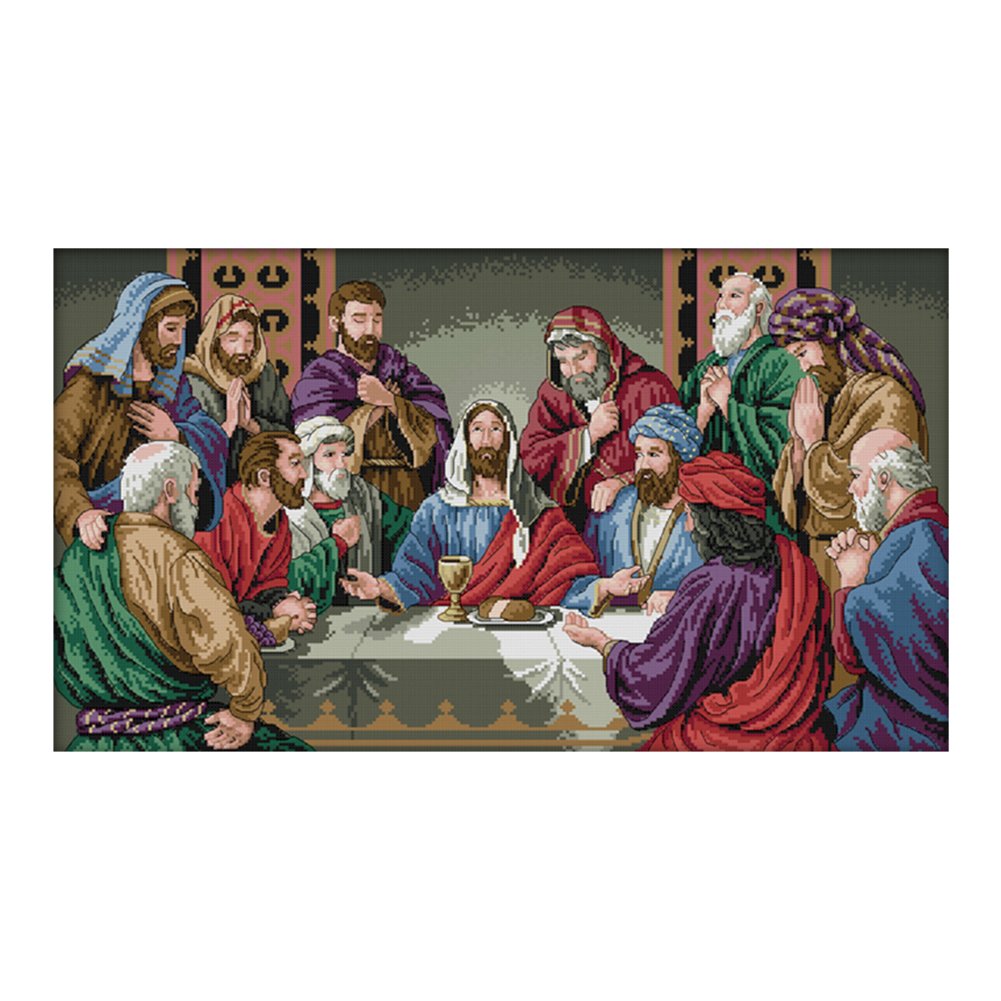 14ct Stamped Cross Stitch The Last Supper (61*37cm)