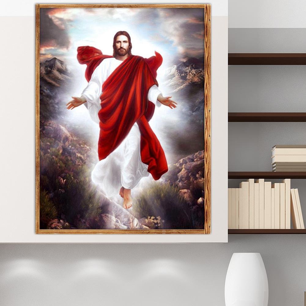 Pintura Diamante - Volta Completa - Páscoa Jesus