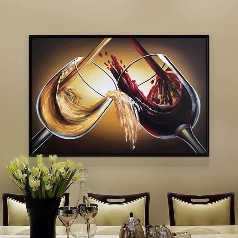 Pintura Diamante - Redondo Completo - Taça de Copo de Vinho
