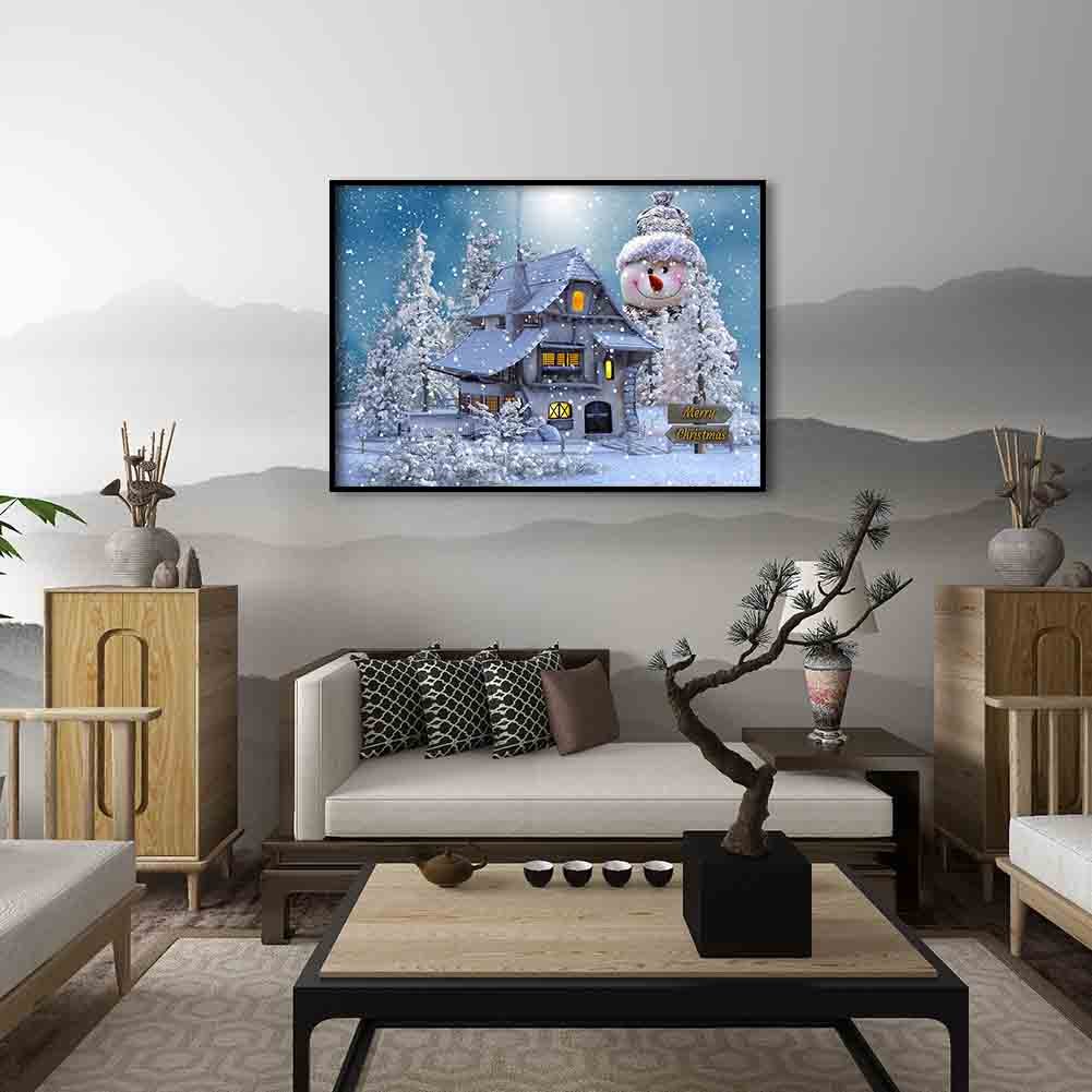 Diamond Painting - Full Round - Snow World