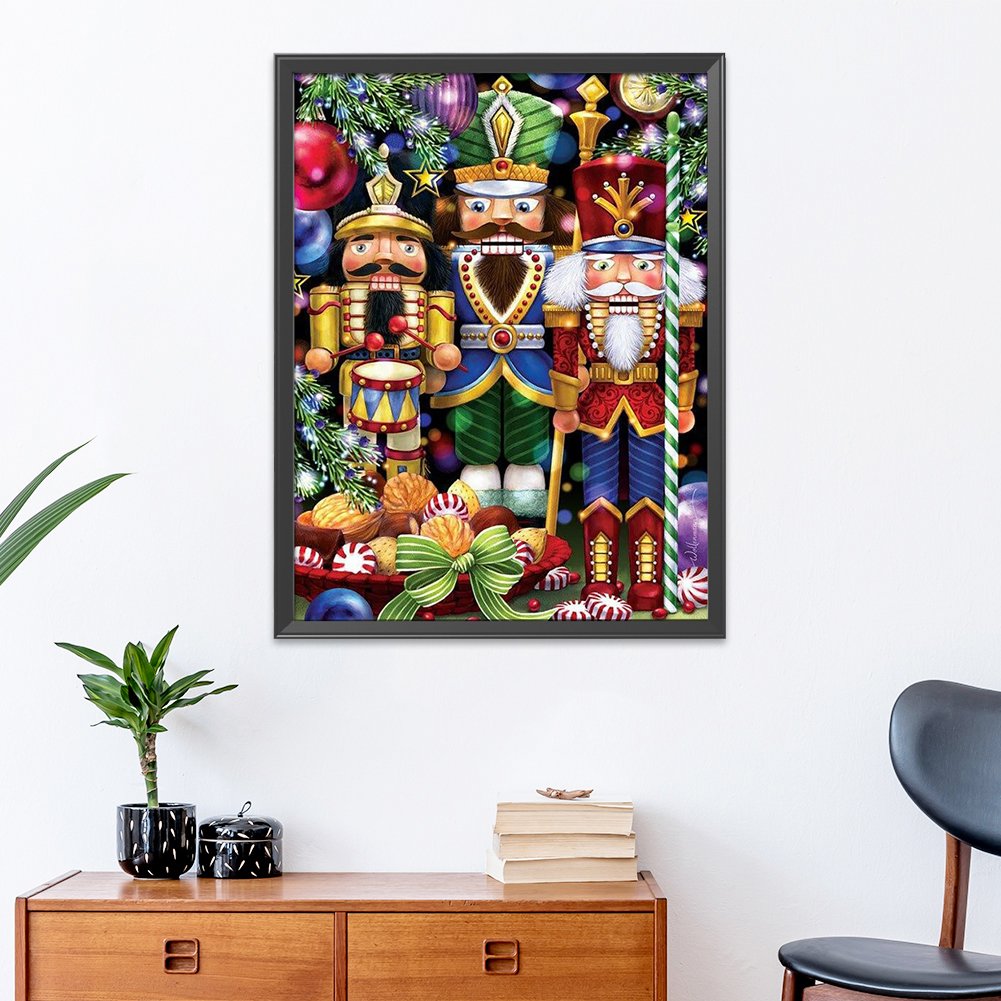 11CT Stamped Cross Stitch - Nutcracker(35*45CM)