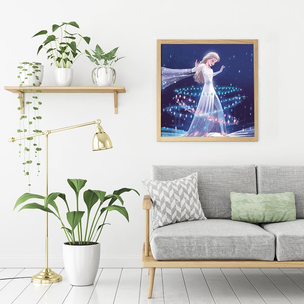5D DIY Diamond Painting Kits Elsa Ice Queen Cartoon Character