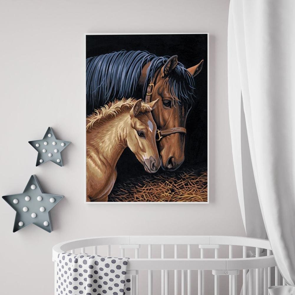 Pintura Diamante - Rodada Completa - Cavalo