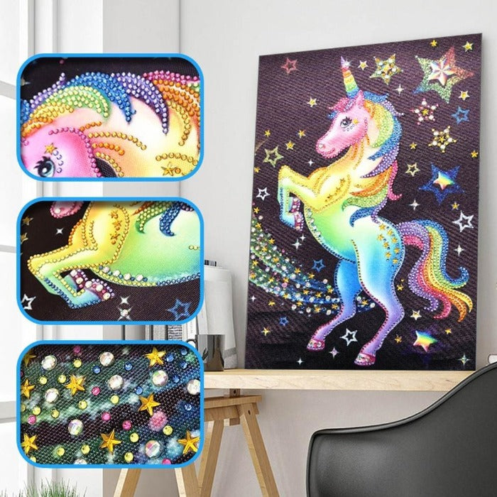 Part drill,special-shaped Diamond Painting - Crystal Rhinestone - Unicorn