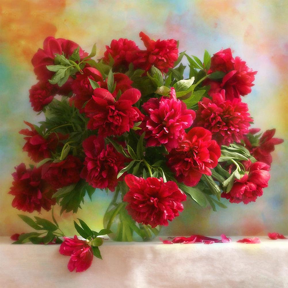 Flower Partial Round Diamond embroidery kits