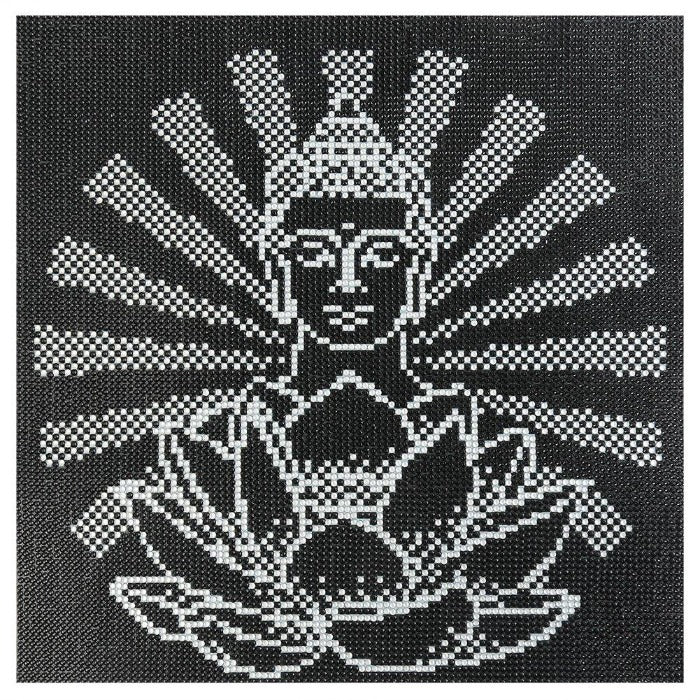 35*35cm Buddha Crystal Rhinestone Luminous Diamond Painting